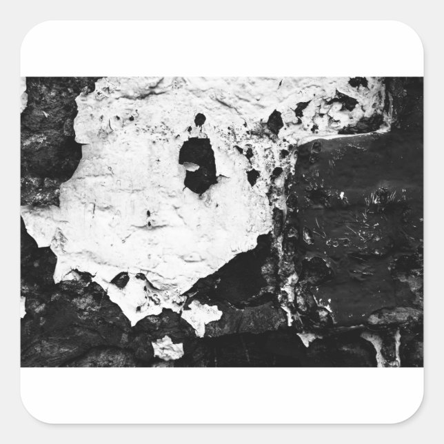 Pegatina Cuadrada máscaras de degustación (Anverso)