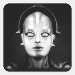 Pegatina Cuadrada Maschinenmensch de Fritz Lang