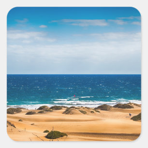Pegatina Cuadrada Maspalomas