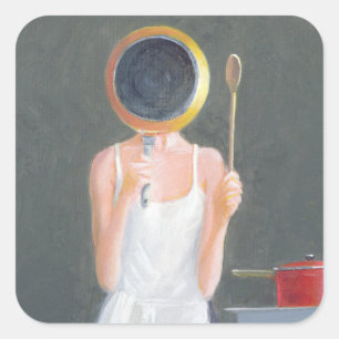 Pegatina Cuadrada Masterchef 2005