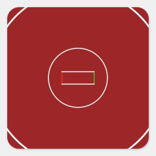 Pegatina Cuadrada Mat