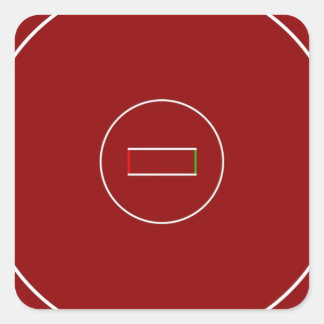 Pegatina Cuadrada Mat