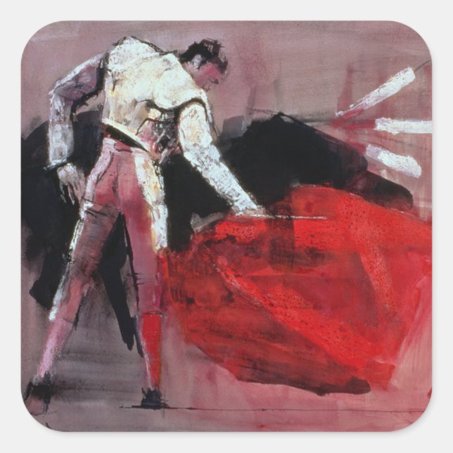 Pegatina Cuadrada Matador 1998 (Anverso)