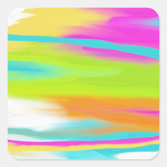 Pegatina Cuadrada Materic (Anverso)