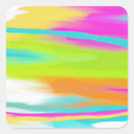 Pegatina Cuadrada Materic