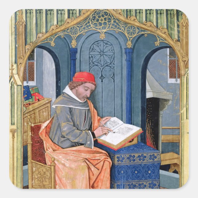 Pegatina Cuadrada Matthaeus Platearius (Anverso)