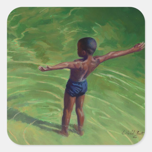 Pegatina Cuadrada Me 2011 (Anverso)