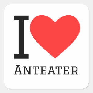Pegatina Cuadrada Me encanta el antepasado