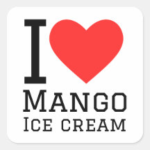 Me encanta el helado de mango