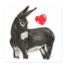 Me encantan los burros Demure Donkey