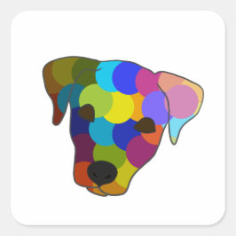 Pegatina Cuadrada Medianoche