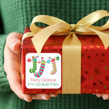 Medias de Navidad Bonitas Personalizadas como Rega