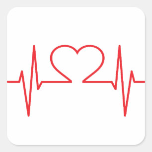 Pegatina Cuadrada Medicina simple