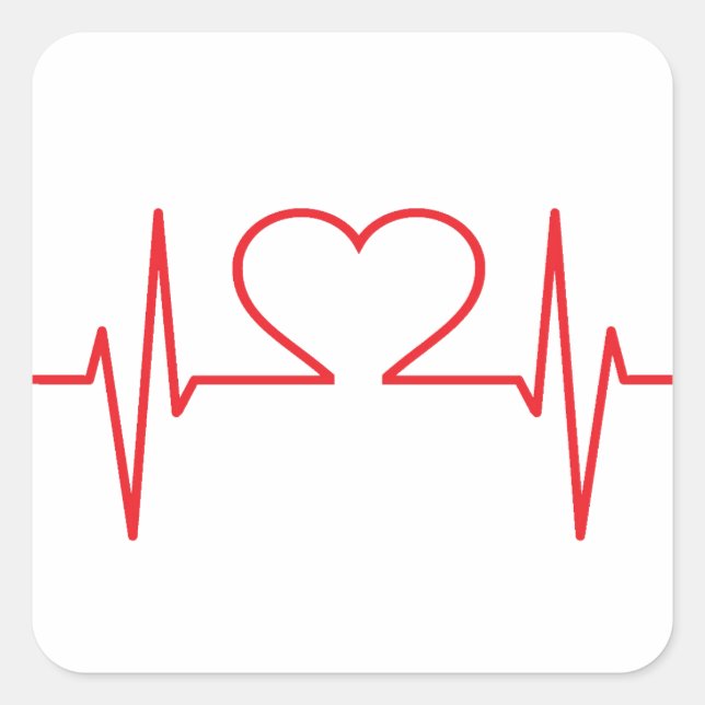 Pegatina Cuadrada Medicina simple (Anverso)