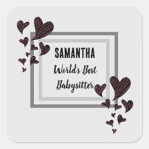 Mejor Niñera del Mundo Corazón Niñera Cuidados de 