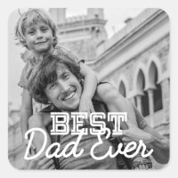 Mejor Papá del Mundo Moderno Estilo de Punto Foto
