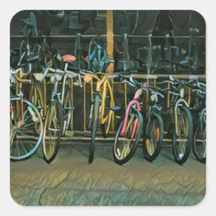 Pegatina Cuadrada Mejores regalos para ciclistas 2022