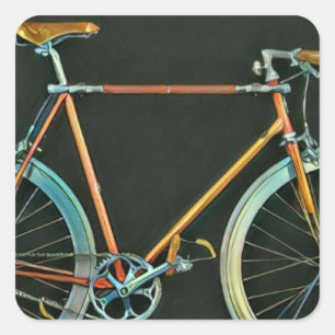 Pegatina Cuadrada Mejores regalos para ciclistas 2022