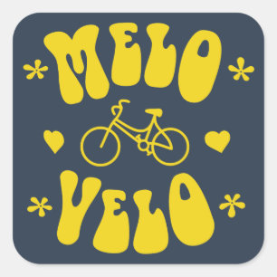 Pegatina Cuadrada Melo Velo