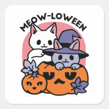 Meow-Loween - Diseño de felinos Halloween