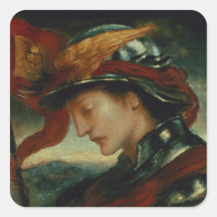 Pegatina Cuadrada Mercurio 2