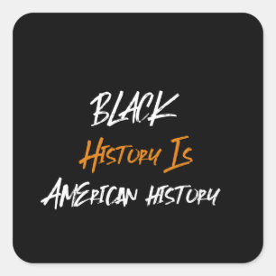 Pegatina Cuadrada Mes de la Historia Negra