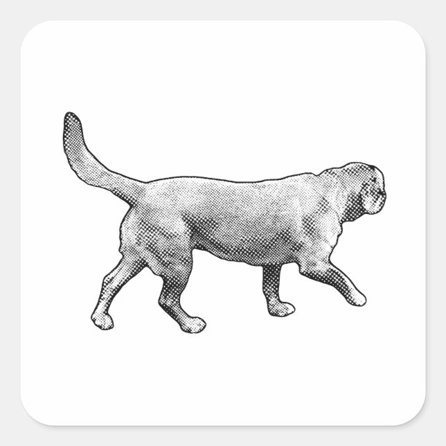 Pegatina Cuadrada mesh-tone pace (Anverso)