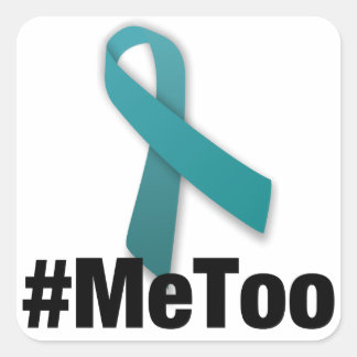 Pegatina Cuadrada #MeToo Diseño con cinta de opciones