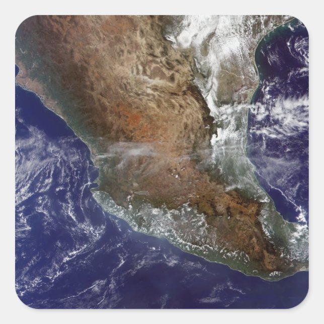Pegatina Cuadrada México (Anverso)