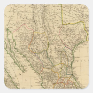 Pegatina Cuadrada México 8