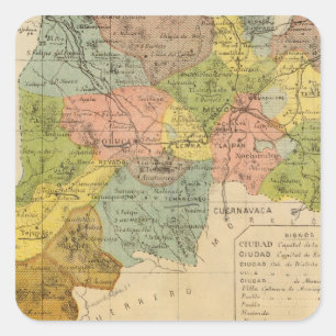Pegatina Cuadrada México, México