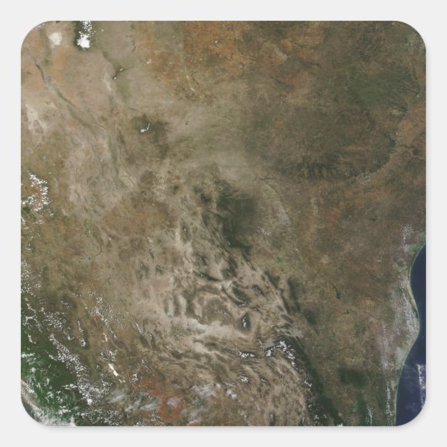 Pegatina Cuadrada México y el suroeste de Estados Unidos (Anverso)