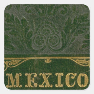 Pegatina Cuadrada México y Guatemala