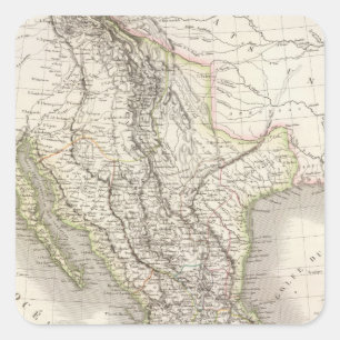 Pegatina Cuadrada Mexique - México