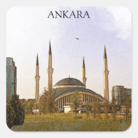 Mezquita clásica de kocatepe de Ankara Turquía