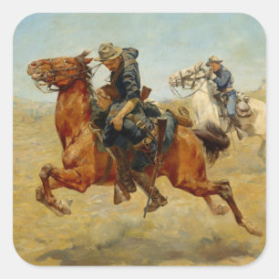 Pegatina Cuadrada Mi Bunkie