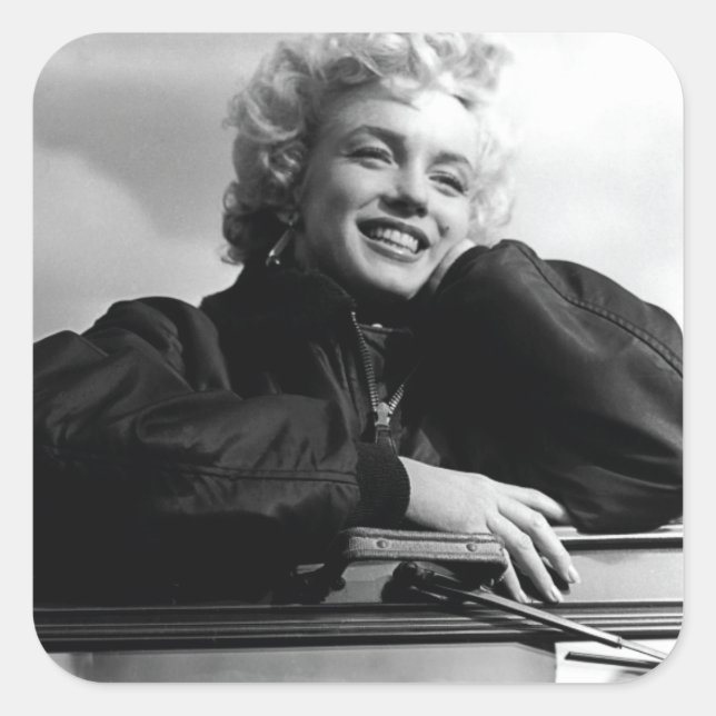 Pegatina Cuadrada Mi favorito (Anverso)