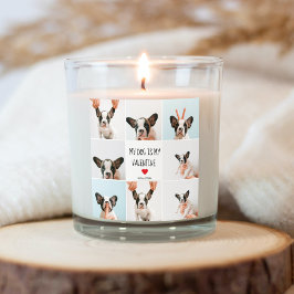 Pegatina Cuadrada Mi Perro Es Mi Valentín | Dos fotos de perros