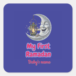Pegatina Cuadrada Mi primer RAMADÁN