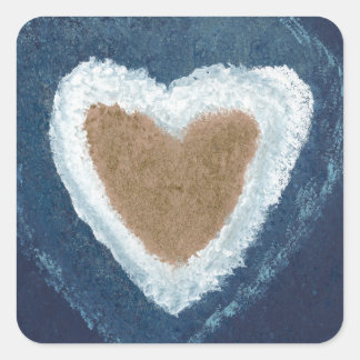 Pegatina Cuadrada Mi propia isla privada