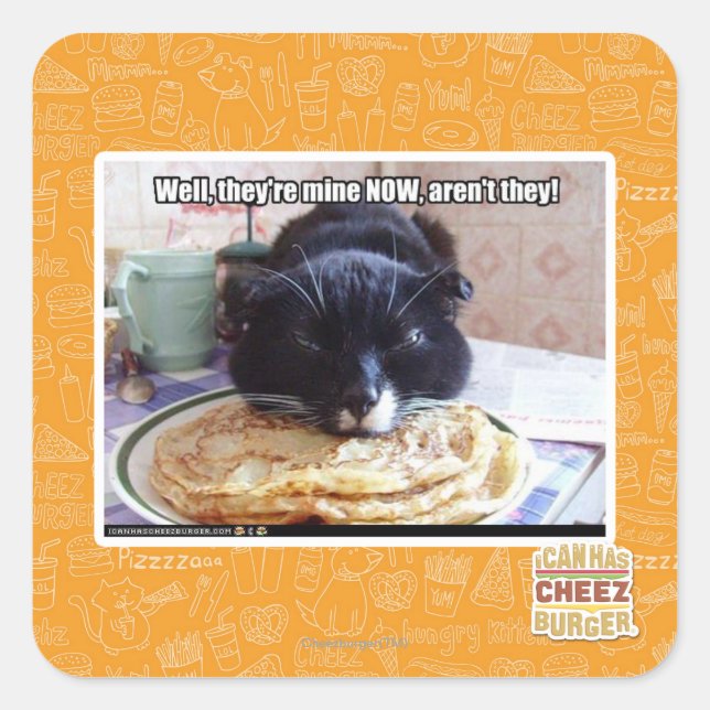 Pegatina Cuadrada Mina ahora (Anverso)