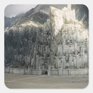 Pegatina Cuadrada Minas Tirith