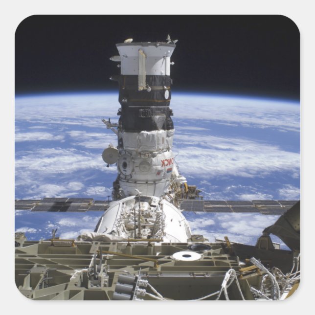 Pegatina Cuadrada Mini módulo de investigación 2 (Anverso)