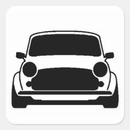 Pegatina Cuadrada Mini sencillo y sencillo