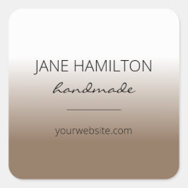 Pegatina Cuadrada Minimalista moderno simple