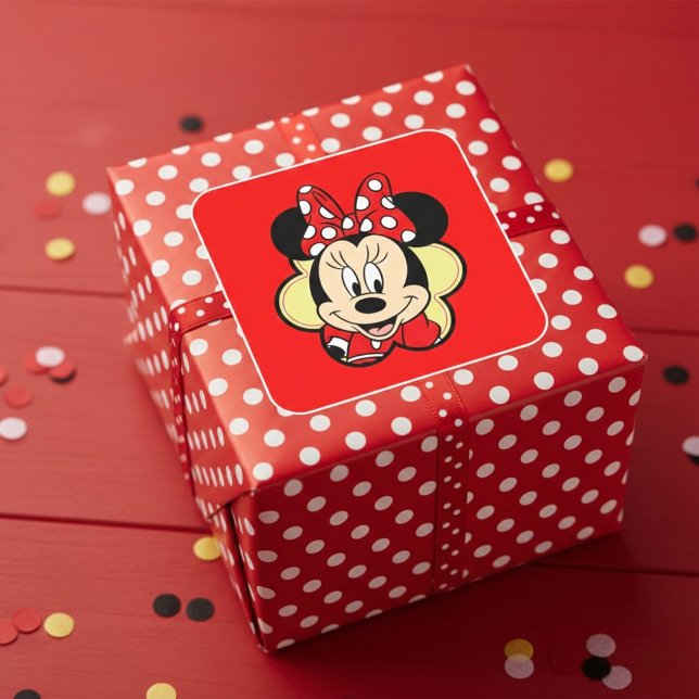 Pegatina Cuadrada Minnie (Subido por el creador)