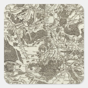 Pegatina Cuadrada Mirecourt, Epinal