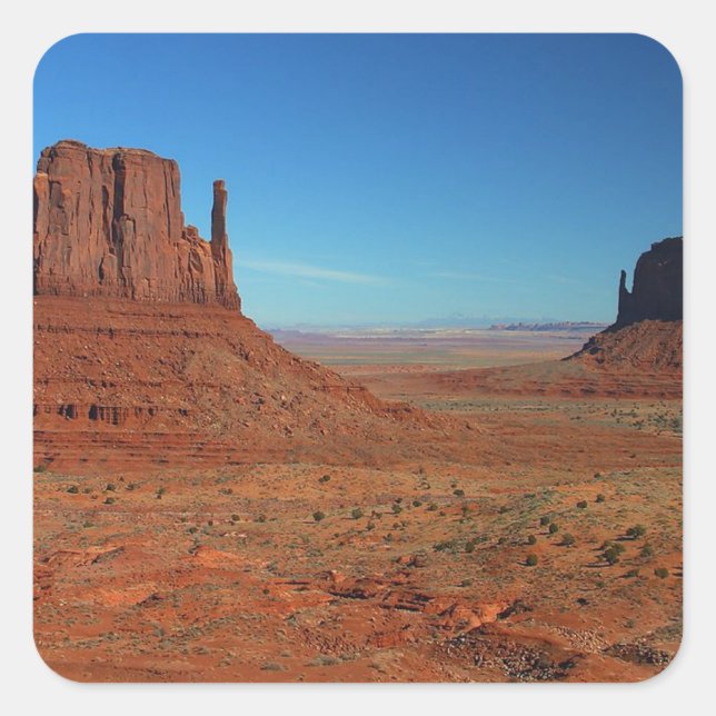 Pegatina Cuadrada Mitones en Pegatinas del Valle de la Muerte (Anverso)