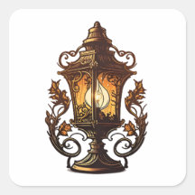 Mobiliario antiguo, lámpara de época, estilo Perso