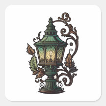 Mobiliario antiguo, lámpara de época, estilo Perso